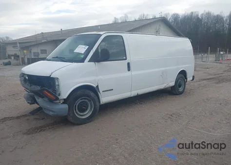 2001 GMC Savana Standard z USA, uszkodzony, nr VIN 1GTHG39R211109296